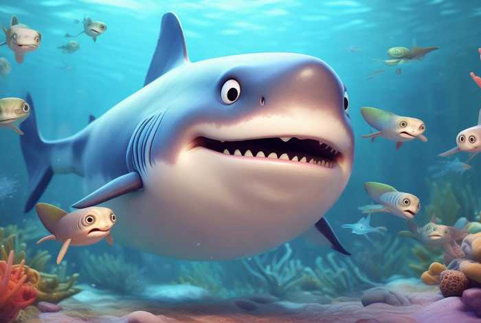 儿童故事大鲨鱼的故事 - 大鲨鱼的幼儿故事