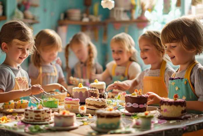 儿童故事蛋糕店；做蛋糕的幼儿故事