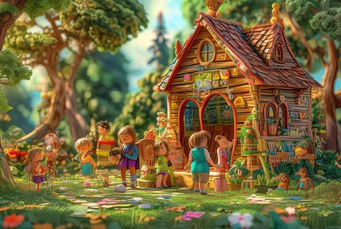 儿童故事情景立体画 - 幼儿故事片段情景画 儿童故事情景立体画 - 幼儿故事片段情景画