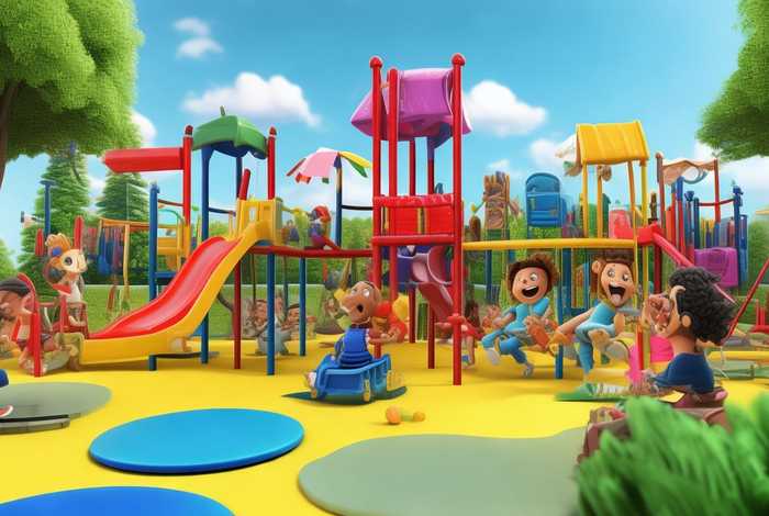 儿童游乐场故事动画（带儿童游乐场的动画）
