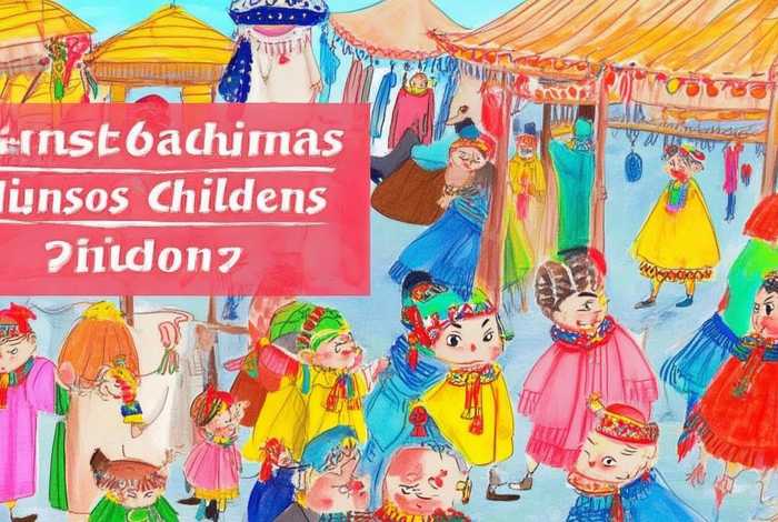 儿童年俗故事简笔画，儿童年俗画简笔画彩色