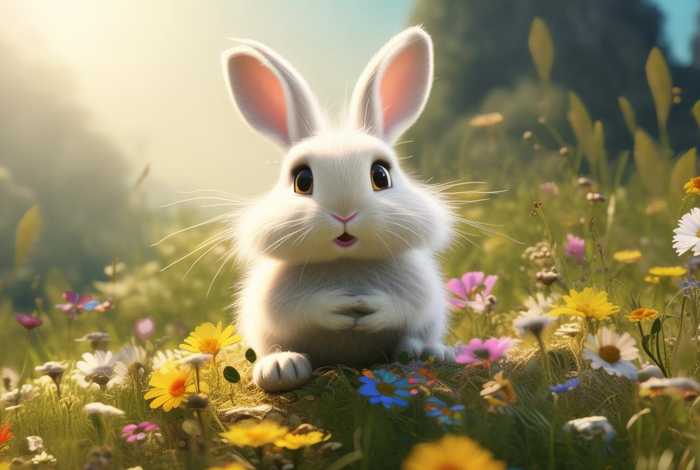 儿童启蒙故事简短聪明的小白兔 - 幼儿故事大全聪明的小白兔