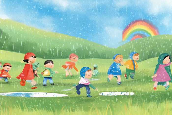 《雨》儿童故事；关于雨的幼儿故事