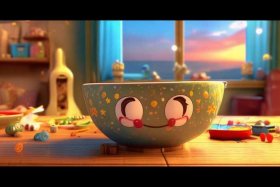 儿童动画碗的故事 - 碗的故事视频