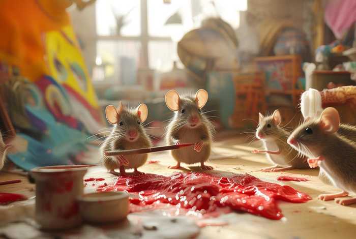 mouse paint故事、《mouse paint》