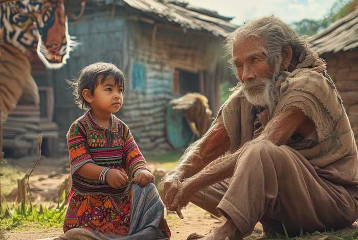 儿童民间老虎的故事、民间关于老虎的故事