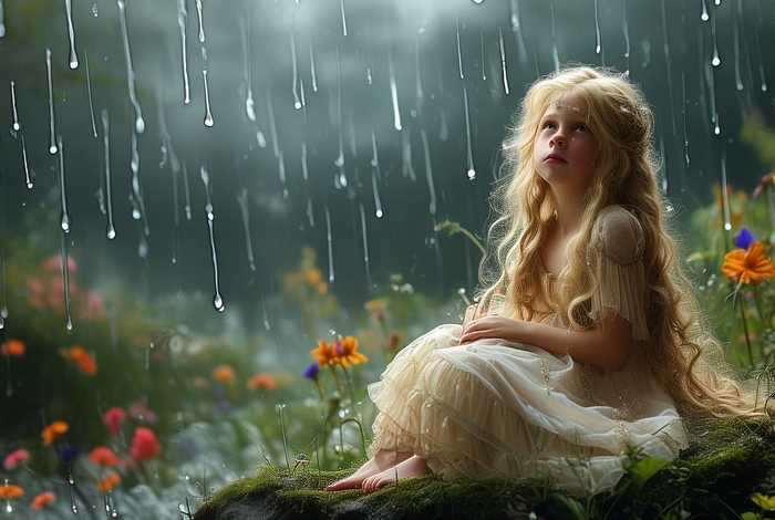 儿童故事公主下雨 公主一哭就下雨的故事