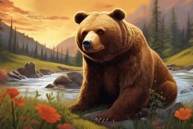 brown bear的故事；英语故事brown bear