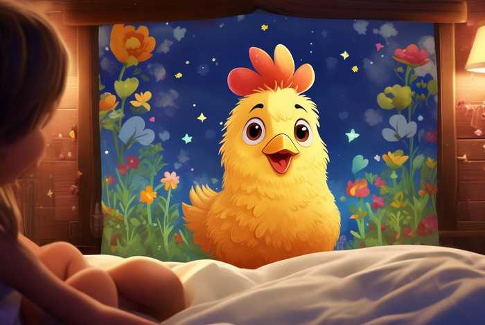 儿童睡前故事3-6岁小公鸡；睡前小故事小公鸡