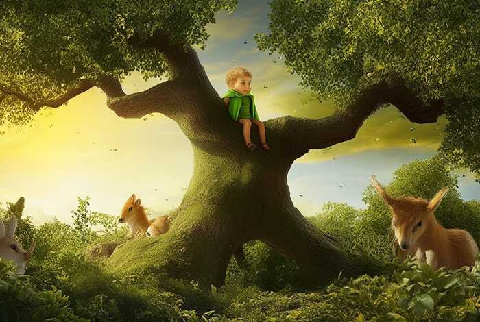 儿童森林之王的故事 - 幼儿故事森林之王