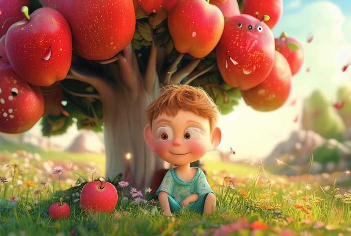 儿童苹果故事，关于苹果的幼儿故事绘本