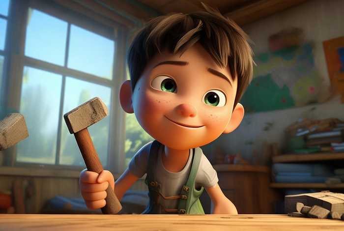 儿童故事小铁；小铁锤简短故事