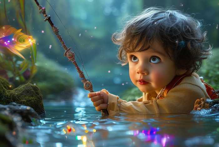 儿童故事神奇的鱼竿，神奇的钓鱼竿故事全文