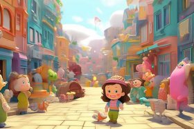 儿童城市动画、婴儿城市动画片