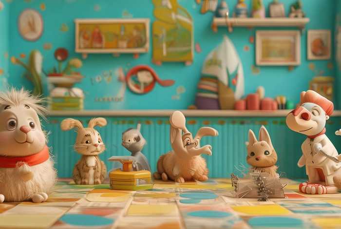 儿童动物医院故事书 - 小动物医院幼儿故事 儿童动物医院故事书 - 小动物医院幼儿故事