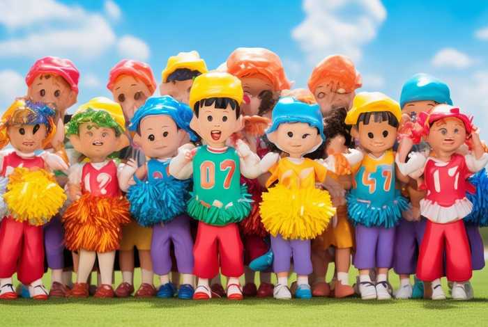 儿童啦啦队简笔画（儿童啦啦队简笔画图片）