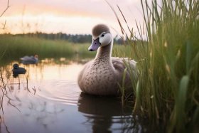 丑小鸭的童话故事绘画（丑小鸭的故事画画）