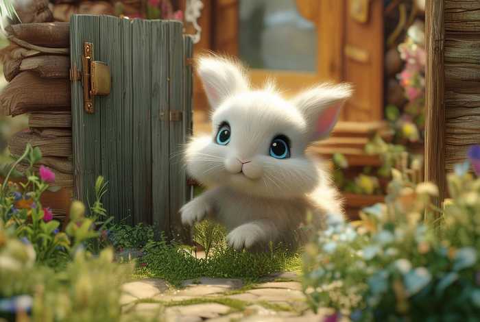 儿童故事小白兔乖乖把门开开 小白兔乖乖把门儿开开儿歌