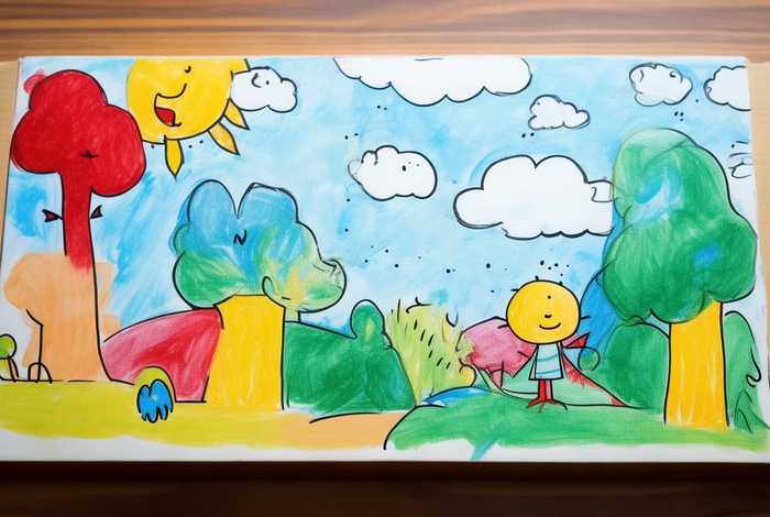 儿童蜡笔图片 - 儿童蜡笔图片简笔画