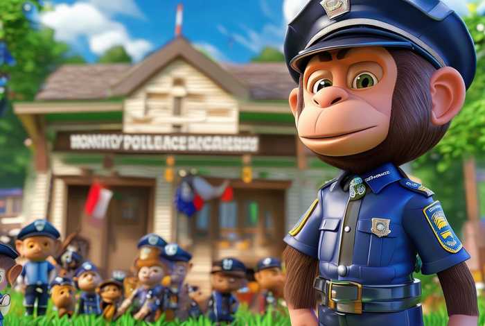 儿童故事猴子警长警察学校篇 - 少儿故事猴子警长