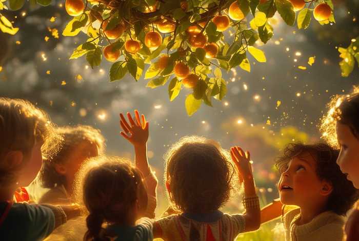 儿童故事金苹果、金苹果故事的寓意