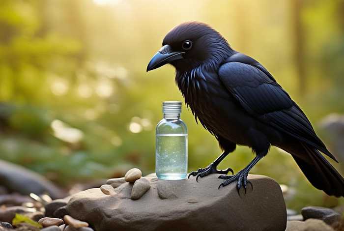 儿童故事乌鸦喝水，少儿故事乌鸦喝水