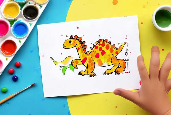 儿童恐龙涂色画打印 儿童简单画恐龙怎么涂色 儿童恐龙涂色画打印 儿童简单画恐龙怎么涂色