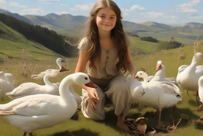 儿童故事《牧鹅姑娘》 牧鹅姑娘故事主要内容