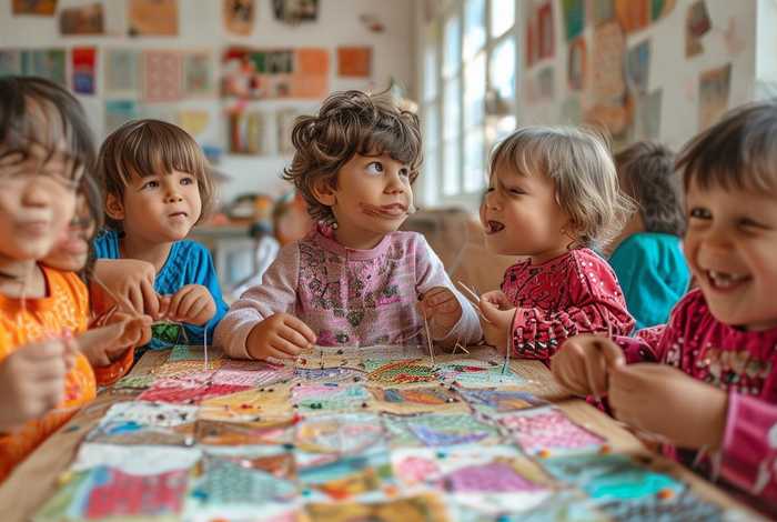 儿童刺绣故事 - 幼儿园关于刺绣的课程故事