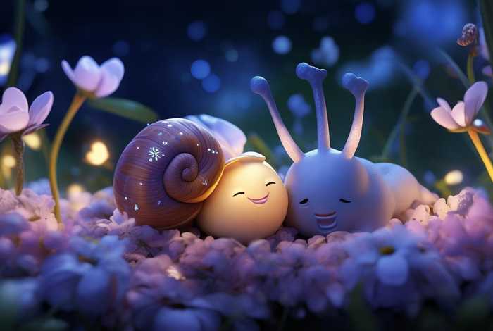 儿童睡前故事蜗牛的故事、蜗牛的睡前小故事
