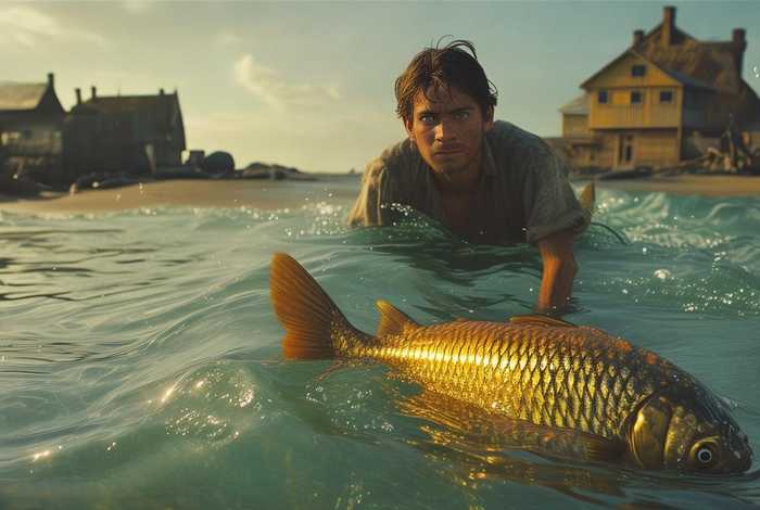 儿童民间故事渔夫和金鱼、渔夫与金鱼是不是民间故事