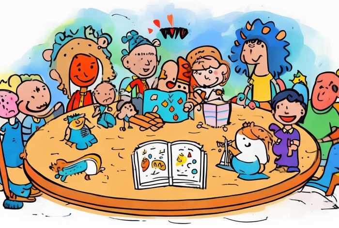 儿童故事会简笔画 - 故事会简笔画大全