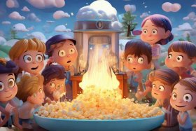 儿童动画爆米花故事（幼儿画报爆米花的故事）