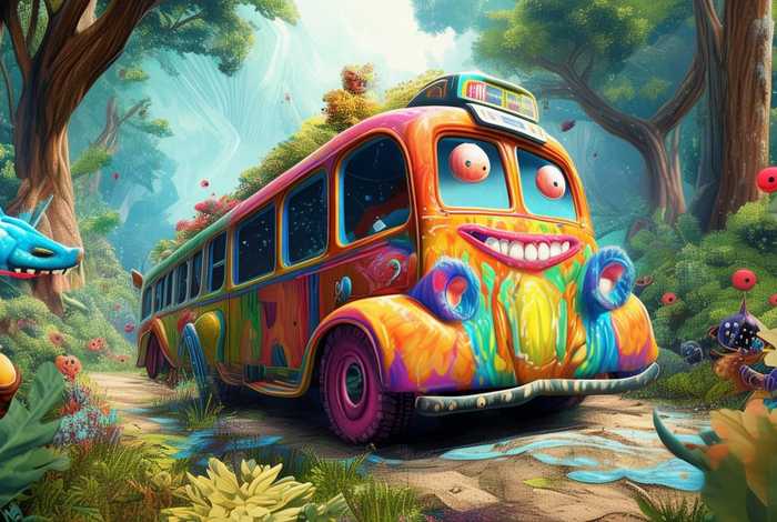 儿童故事怪物巴士，幼儿怪物故事