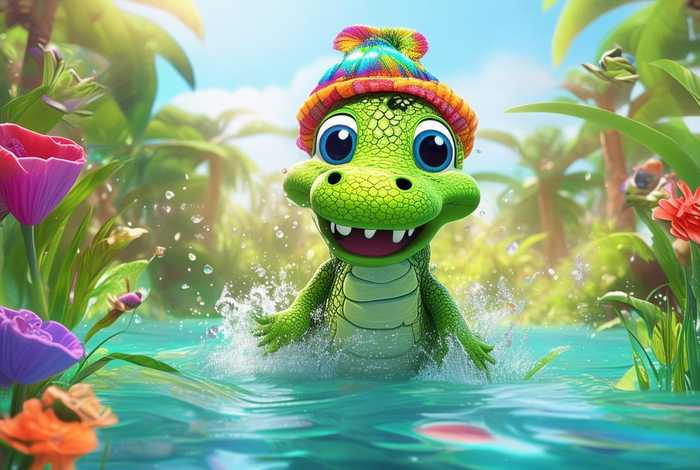 儿童故事《鳄鱼》 幼儿小鳄鱼的故事视频