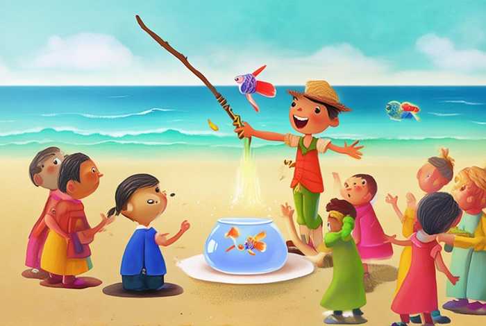 儿童故事表演渔夫和金鱼、幼儿故事渔夫和金鱼的故事 儿童故事表演渔夫和金鱼、幼儿故事渔夫和金鱼的故事