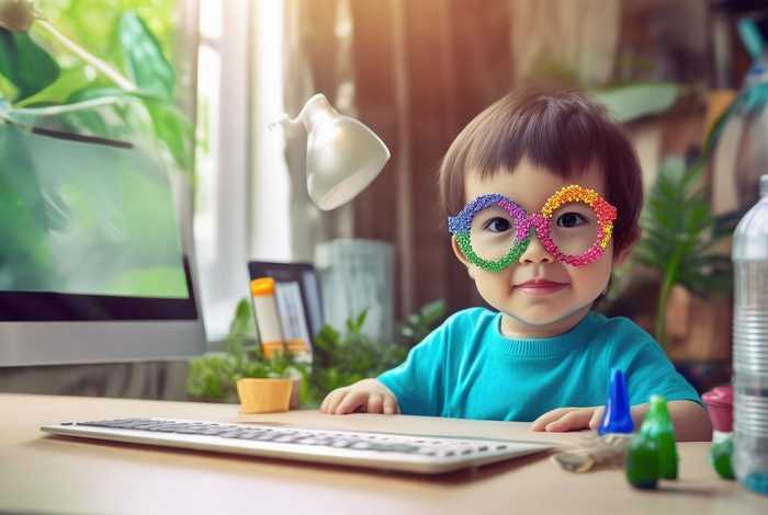 儿童保护视力图片 儿童保护眼睛的方法图片