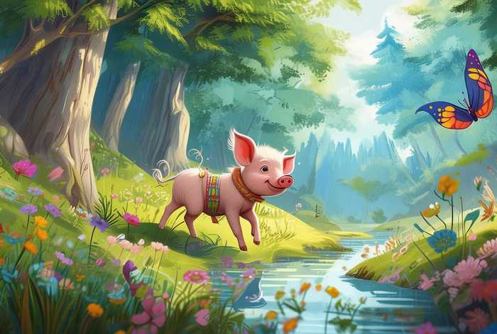 3岁儿童野猪故事有声伴读 - 3一4岁幼儿的小故事野猪