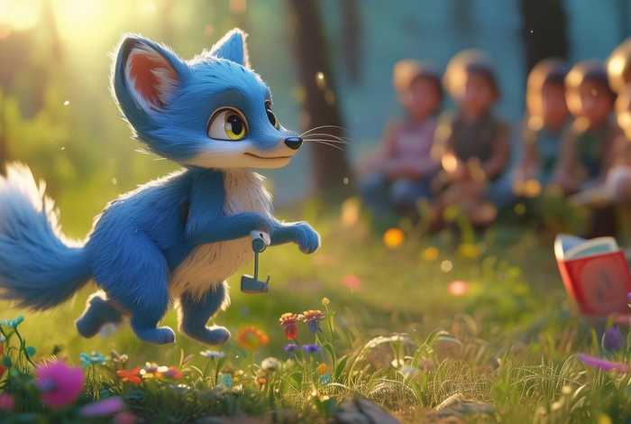 儿童故事蓝狐狸 - 幼儿画刊 蓝狐狸的故事 儿童故事蓝狐狸 - 幼儿画刊 蓝狐狸的故事