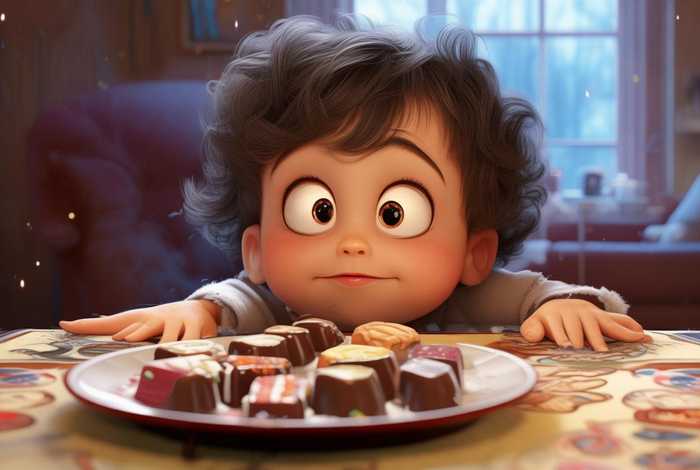 儿童巧克力绘本故事（儿童吃巧克力绘本故事）