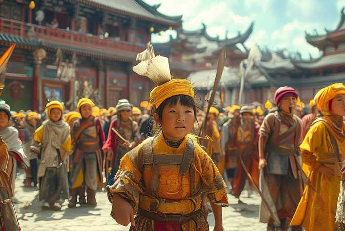 儿童三国演义故事黄巾军 - 三国演义黄巾起义故事