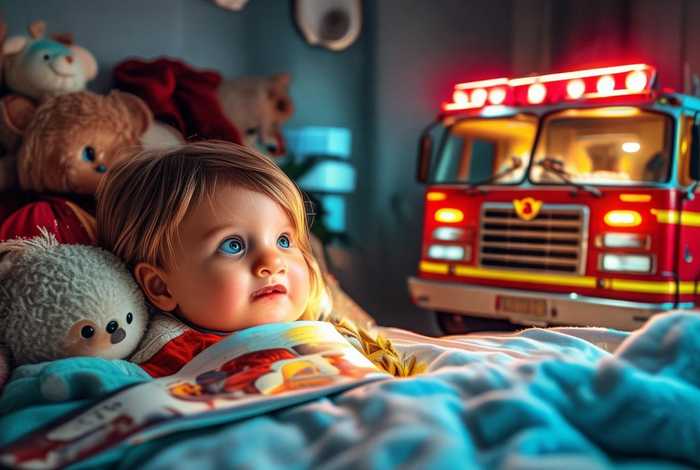 儿童睡前消防小故事三分钟 睡前小故事 消防车