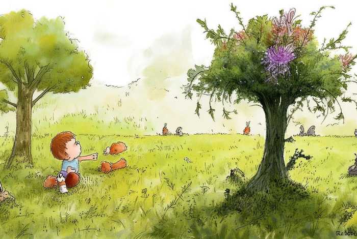 儿童故事《守株待兔》完整版（幼儿故事《守株待兔》）