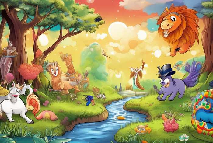 儿童童话故事动物角色多的、动物角色比较多的故事