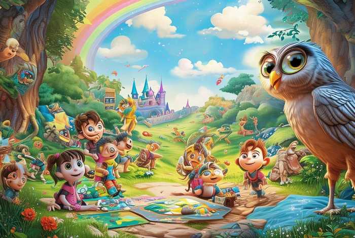 儿童益智童话故事动画片、少儿益智故事视频