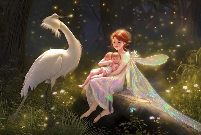 儿童睡前故事仙鹤 - 宝宝睡前故事仙子的故事