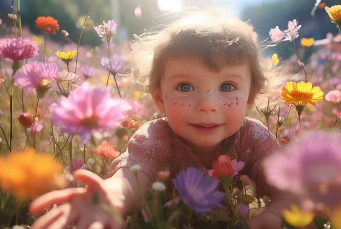 儿童花朵图片、儿童花朵图片大全简单漂亮