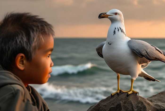 儿童故事海鸥 - 海鸥故事告诉我们的道理中国古代寓言