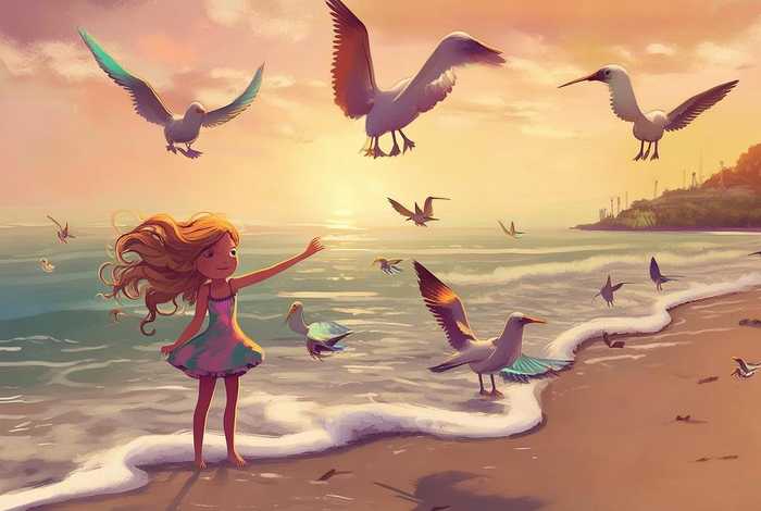 儿童故事海鸥视频 海鸥姑娘故事视频