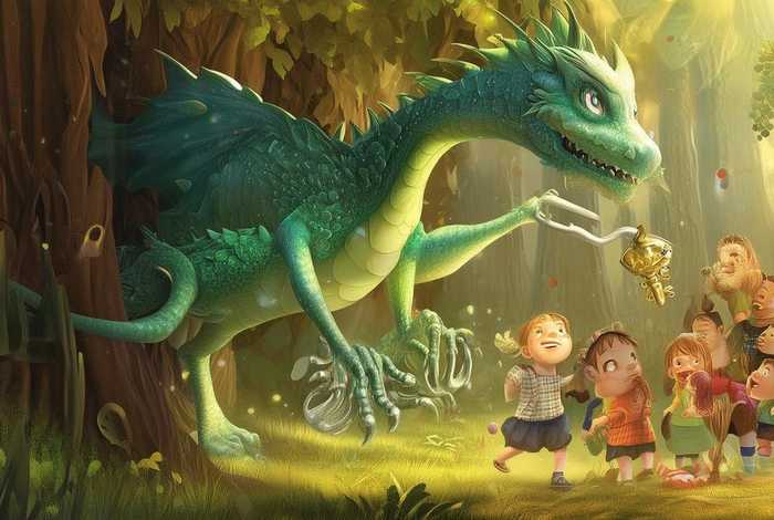 fork儿童故事，dragon儿童故事